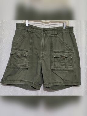 St. John's Bay Olive Green Cargo Shorts for Men